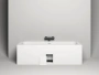 ванна salini orlanda axis kit 103321m s-stone 190.5x80 см, белый